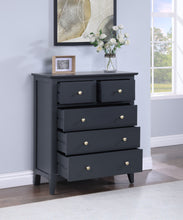 Load image into Gallery viewer, Lucca 2 Over 3 Chest - Off Black