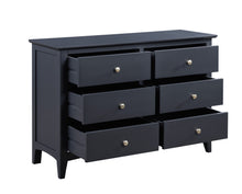 Load image into Gallery viewer, Lucca 6 Drawer Chest - Off Black