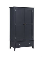 Load image into Gallery viewer, Lucca 2 Door Wardrobe - Off Black