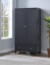 Load image into Gallery viewer, Lucca 2 Door Wardrobe - Off Black