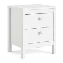 Load image into Gallery viewer, Marley Bedside Locker - White