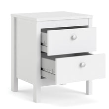 Load image into Gallery viewer, Marley Bedside Locker - White