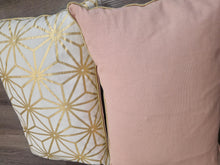 Load image into Gallery viewer, Diamond Gold & Pink Cushion