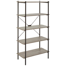 Load image into Gallery viewer, Bentley 5 Tier Shelf Unit - Grey Oak
