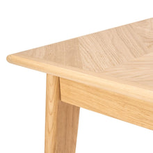Load image into Gallery viewer, Weston 1800/2400 Oak Herringbone Extending Table