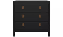 Load image into Gallery viewer, Marley 3 Drawer Chest - Black
