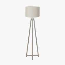 Load image into Gallery viewer, Seabreeze Linen 4 Post Floor Lamp