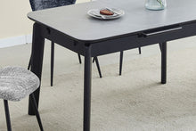 Load image into Gallery viewer, Taibi Dark Grey Sintered Stone Extending Table