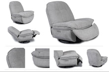 Load image into Gallery viewer, Toledo Electric Dark Grey TV Chair