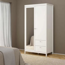Load image into Gallery viewer, Marley 2 Door 2 Drawers Wardrobe - White