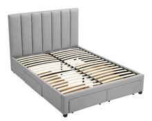 Load image into Gallery viewer, Hailey Grey Storage Bed
