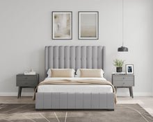 Load image into Gallery viewer, Maisie Upholstered Bed - Grey