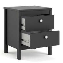 Load image into Gallery viewer, Marley Bedside Locker - Black