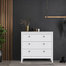 Load image into Gallery viewer, Marley 3 Drawer Chest - White