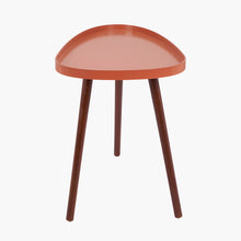 Load image into Gallery viewer, Smokey Orange Teardrop Side Table