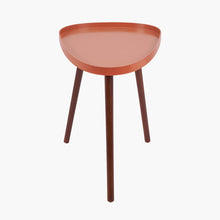 Load image into Gallery viewer, Smokey Orange Teardrop Side Table