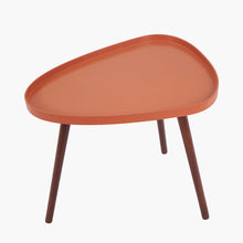 Load image into Gallery viewer, Smokey Orange Teardrop Side Table
