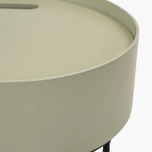 Load image into Gallery viewer, Hierro Sage Green Storage Table