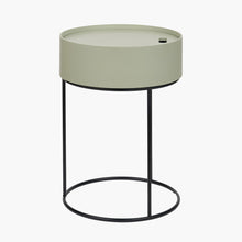 Load image into Gallery viewer, Hierro Sage Green Storage Table