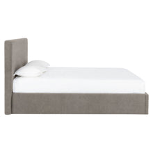 Load image into Gallery viewer, Ellie Fabric Ottoman Bed - Light Grey