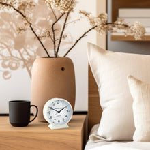 Load image into Gallery viewer, Thomas Kent Puffin 4" Alarm Clock Snowberry White