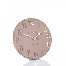 Load image into Gallery viewer, Thomas Kent 6" Arabic Blush Pink Mantel Clock