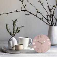 Load image into Gallery viewer, Thomas Kent 6" Arabic Blush Pink Mantel Clock