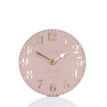 Load image into Gallery viewer, Thomas Kent 6" Arabic Blush Pink Mantel Clock