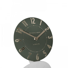 Load image into Gallery viewer, Thomas Kent Mulberry 6" Olive Green Mantel Clock