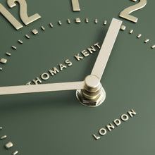 Load image into Gallery viewer, Thomas Kent Mulberry 6" Olive Green Mantel Clock