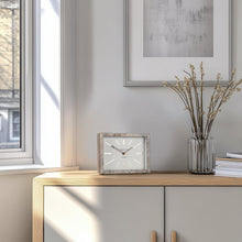 Load image into Gallery viewer, Thomas Kent Smithfield 8" Pewter Mantel Clock