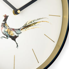 Load image into Gallery viewer, Thomas Kent 12" Woodland Pheasant Wall Clock