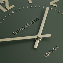 Load image into Gallery viewer, Thomas Kent Mulberry 12" Olive Green Wall Clock