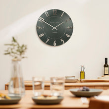 Load image into Gallery viewer, Thomas Kent Mulberry 12" Olive Green Wall Clock