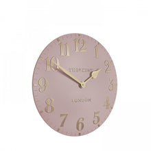 Load image into Gallery viewer, Thomas Kent 12" Arabic Blush Pink Wall Clock