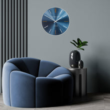 Load image into Gallery viewer, Thomas Kent 14" Bistro Wall Clock Sapphire