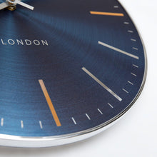 Load image into Gallery viewer, Thomas Kent 14" Bistro Wall Clock Sapphire