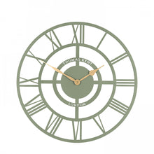 Load image into Gallery viewer, Thomas Kent 16" Bright Star Wall Clock Olive