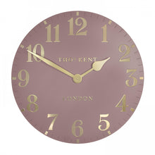Load image into Gallery viewer, Thomas Kent 12" Arabic Blush Pink Wall Clock