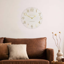 Load image into Gallery viewer, Thomas Kent 20" Arabic Oatmeal Wall Clock