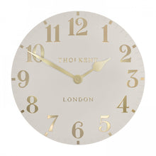 Load image into Gallery viewer, Thomas Kent 20" Arabic Oatmeal Wall Clock