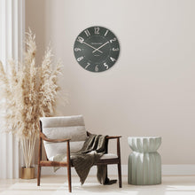 Load image into Gallery viewer, Thomas Kent 20" Mulberry Olive Green Wall Clock