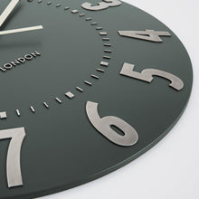Load image into Gallery viewer, Thomas Kent 20" Mulberry Olive Green Wall Clock
