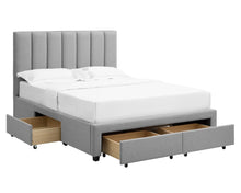 Load image into Gallery viewer, Hailey Grey Storage Bed