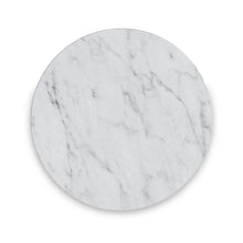 Load image into Gallery viewer, Mia White Marble Side Table - Gold