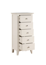 Load image into Gallery viewer, Lucca 5 Drawer Narrow Chest - Ivory