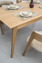 Load image into Gallery viewer, Weston 1800/2400 Oak Herringbone Extending Table