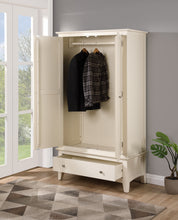 Load image into Gallery viewer, Lucca 2 Door Wardrobe - Ivory