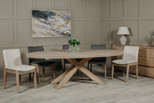 Load image into Gallery viewer, Flussio Dining Table Oval 2350 - Smoked Oak