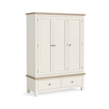 Load image into Gallery viewer, Morley Coconut White Triple Wardrobe